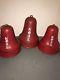 Lot Of 3! Vintage Blow Mold Noel Christmas Bells! Very Old! Lighted Outdoor