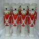 Lot Of 9 Union 30 Soldiers White Hat Lighted Blow Molds Outdoor Christmas Yard