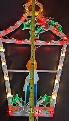 (Lot Of 9) Vintage Christmas Light-Up Candy Cane/Lantern /Candle Decorations 18