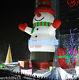 Lovely Giant Outdoor Christmas Inflatable Snowman For Christmas Decoration 3m