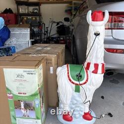 Lowe's Christmas Llama Blow Mold 36'' Rare Holiday Decor Lowe's Christmas Llama Blow Mold 36'' Rare Holiday Decor
