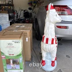 Lowe's Christmas Llama Blow Mold 36'' Rare Holiday Decor Lowe's Christmas Llama Blow Mold 36'' Rare Holiday Decor