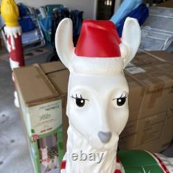 Lowe's Christmas Llama Blow Mold 36'' Rare Holiday Decor Lowe's Christmas Llama Blow Mold 36'' Rare Holiday Decor