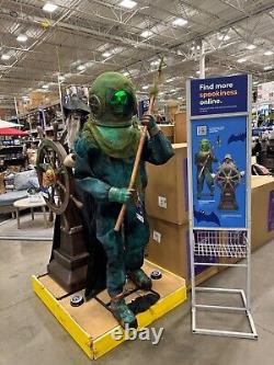 Lowes Haunted Living 6-ft Animated Haunted Deep Sea Diver Animatronic Prop 2024