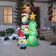 Minions Christmas Tree Airblown Yard Inflatable 6' Candy Canes Decoration Nice