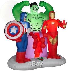 Marvel Avengers Assemble Christmas Inflatables Outdoor Airblown 6' Lighted Scene