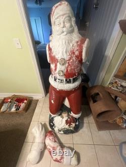 Mechanical Santa Blow Mold 1980s Mechanical Santa Blow Mold 1980s