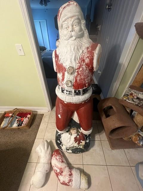 Mechanical Santa Blow Mold 1980s