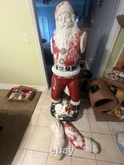 Mechanical Santa Blow Mold 1980s Mechanical Santa Blow Mold 1980s