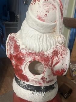 Mechanical Santa Blow Mold 1980s Mechanical Santa Blow Mold 1980s