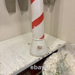 Merry Christmas Reindeer Parking Pole Sign 52 Lighted Blow Mold DOUBLE SIDED