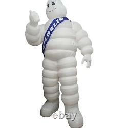 Michelin Man Inflatable 9 Feet Tall Built In Fan Thumbs Up White Blow Up Outdoor