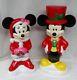 Mickey & Minnie Mouse Lighted Christmas Blow Mold Outdoor Yard Decor #1