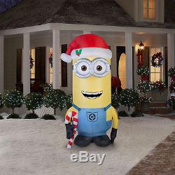 Minion Kevin Airblown Inflatable 8' Christmas Inflatable Outdoor Yard Decor