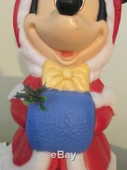 Minnie Mouse Lighted Christmas Blow Mold Outdoor Decoration 31