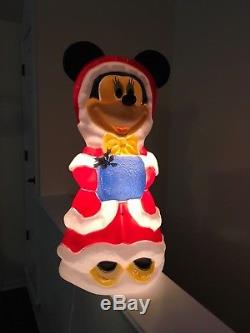Minnie Mouse Lighted Christmas Blow Mold Outdoor Decoration 31