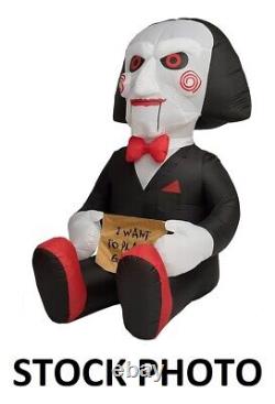 Morbid Enterprises Saw Movie Jigsaw Puppet Billy 7ft Inflatable Decor (Used)