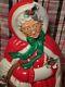 Mrs Claus Christmas Lighted Blow Mold Brand New With Tag. Rare