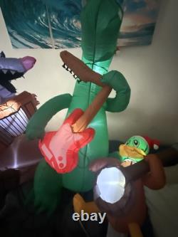 Musical Alligator Swap Bayou Banjo Band Jambroee Christmas Airblown Inflatable Musical Alligator Swap Bayou Banjo Band Jambroee Christmas Airblown Inflatable