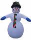 New 20 Foot Jumbo Christmas Air Blown Inflatable Snowman Yard Garden Decoration