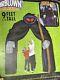 New 2005 Gemmy 9' Lighted Halloween Reaper Archway Inflatable Airblown