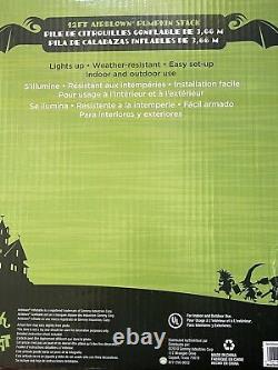 NEW 2010 Gemmy Colossal 12' Lighted Halloween Pumpkin Stack Inflatable Airblown