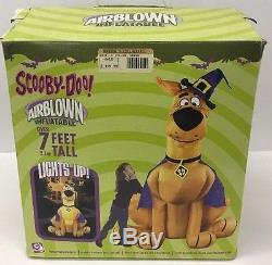 New, 7' Scooby Doo Gemmy Lighted Airblown Inflatable Haunted Halloween ...