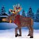 New Christmas Big 45 Glitter String Moose 250 Led Light Outdoor Home Yard Decor