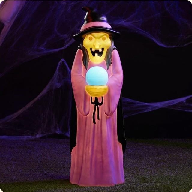 New Cracker Barrel Witch Blow Mold Halloween 2024 3ft 36 3 Light Sold Out