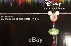 NEW Gemmy Disney Christmas Pre-Lit Lamp Post Sculpture with Color LED Lights