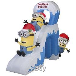 NEW Gemmy Lighted MINION Slide Christmas Inflatable 10' with Tunnel