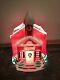 New Rare Vintage Christmas Lighted Blow Mold Red Old School Yard Decoration