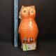 New Sealed 1980s 1993 Union Products Owl Halloween Blow Mold 14-inch Old Stock
