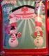 Nib 9' Gemmy Airblown Inflatable Mr. & Mrs. Snowman Archway Rare 2006