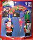 Nib 9' Gemmy Airblown Inflatable Santa & Snowman Christmas Archway 2006