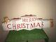 Nos Union Lighted Blow Mold Christmas Presents With Dog & Bear Don Featherstone