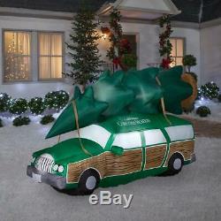 National Lampoon Christmas Vacation Truckster Wagon Inflatable Yard In Stock