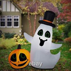National Tree Company Halloween Inflatable Ghost, LED Lights, 4 Foot