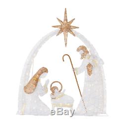 Nativity Scene 5.5ft LED Light Yard Outdoor Indoor Holiday Christmas Decorations