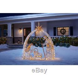 Nativity Scene 5.5ft LED Light Yard Outdoor Indoor Holiday Christmas Decorations