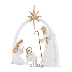 Nativity Scene 5.5ft LED Light Yard Outdoor Indoor Holiday Christmas Decorations