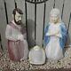 Nativity Set Blow Mold 28'' Mary Joseph Jesus Pan Asian Creations 3 Piece