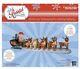 New 17.5 Colossal Lighted Santa & Rudolph Reindeer Sleigh Airblown Inflatable