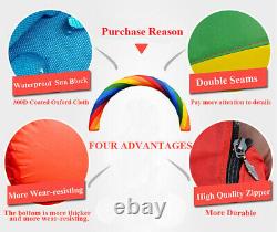 New 26X10 Foot Inflatable Rainbow Advertising Arch with 110V Air Blower