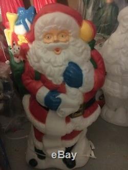 New 42 General Foam Santa Claus blow mold Santa's Best Santa Claus
