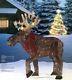 New Christmas 2017 45 Led Light Glitter String Moose Outdoor Yard Decoration