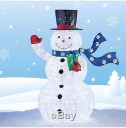New Christmas 2017 Pop up 72in Snowman Twinkle LED Light Outdoor Yard Decoration