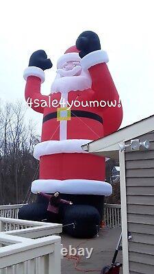 New Christmas Huge Commercial Inflatable 35' Foot Santa Claus Free Shipping