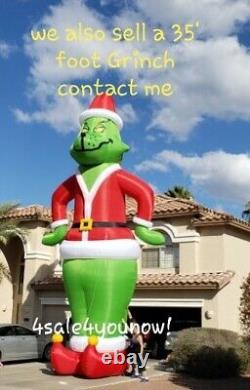 New Christmas Huge Commercial Inflatable 35' Foot Santa Claus Free Shipping