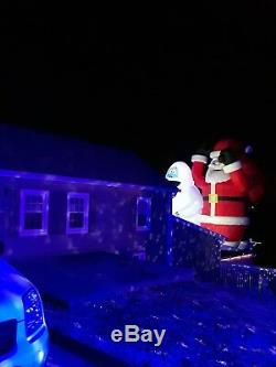 New Christmas Huge Commercial Inflatable 35' Foot Santa Claus Free Shipping